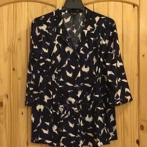 Beautiful blouse unfortunately I loss weight and is to big for me